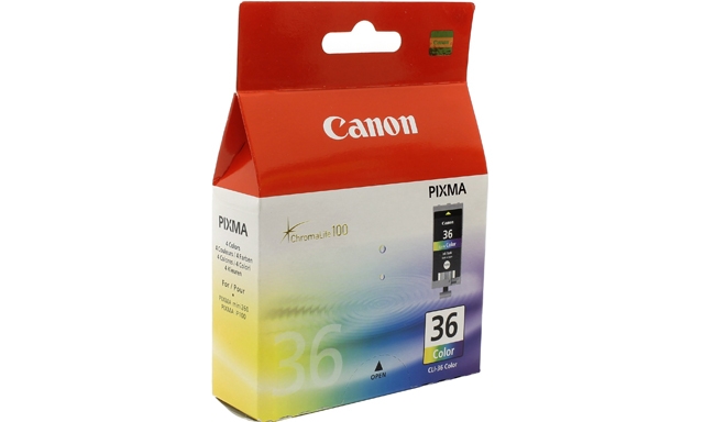 Оригинальный картридж Canon CLI-36; 1511B001; Color; Цветной