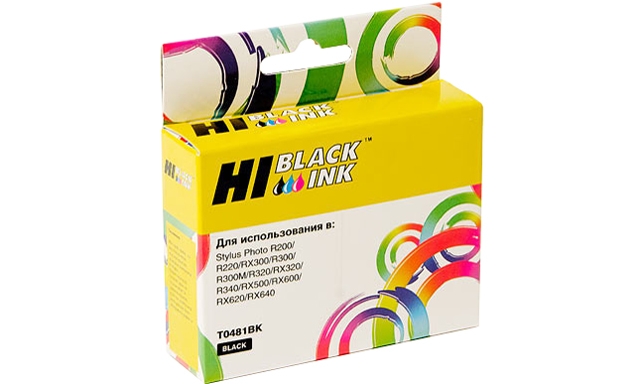  Hi-Color  Epson T0481; C13T04814010; Black