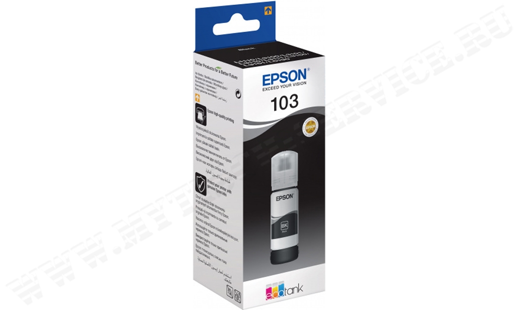  Epson EcoTank 103; C13T00S14A; Black
