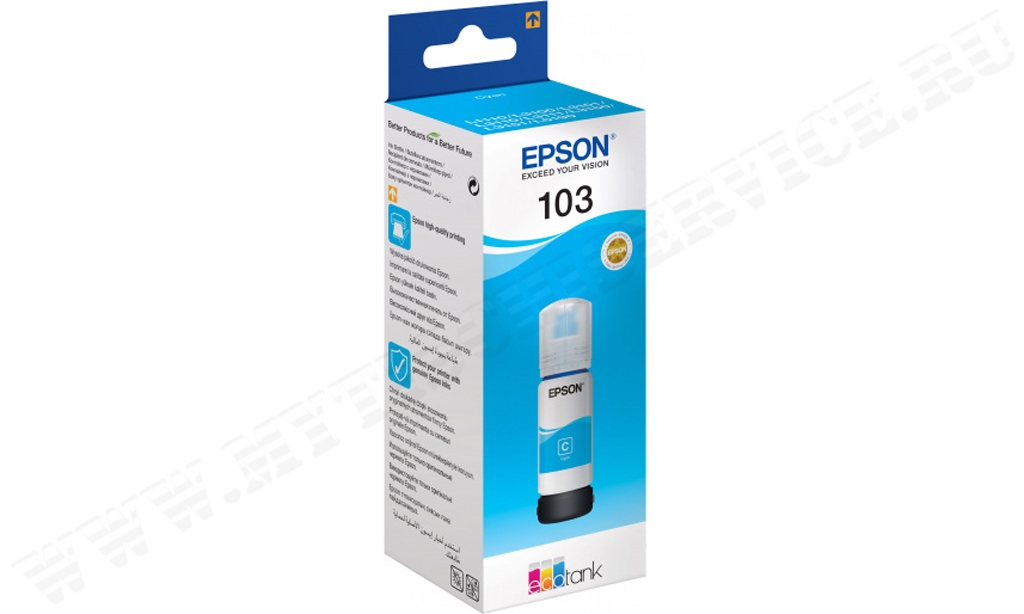  Epson EcoTank 103; C13T00S24A; Cyan
