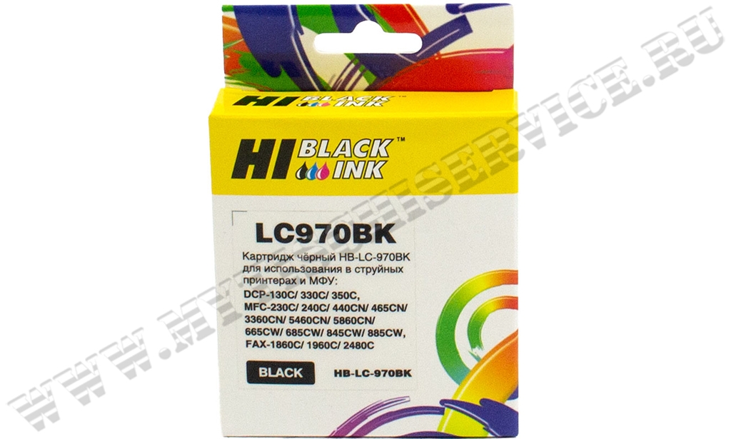  Hi-Black  Brother LC-970BK; Black