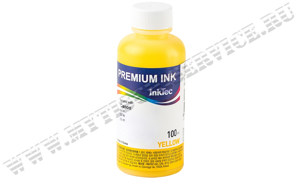  InkTec C908  Canon; 100; Yellow