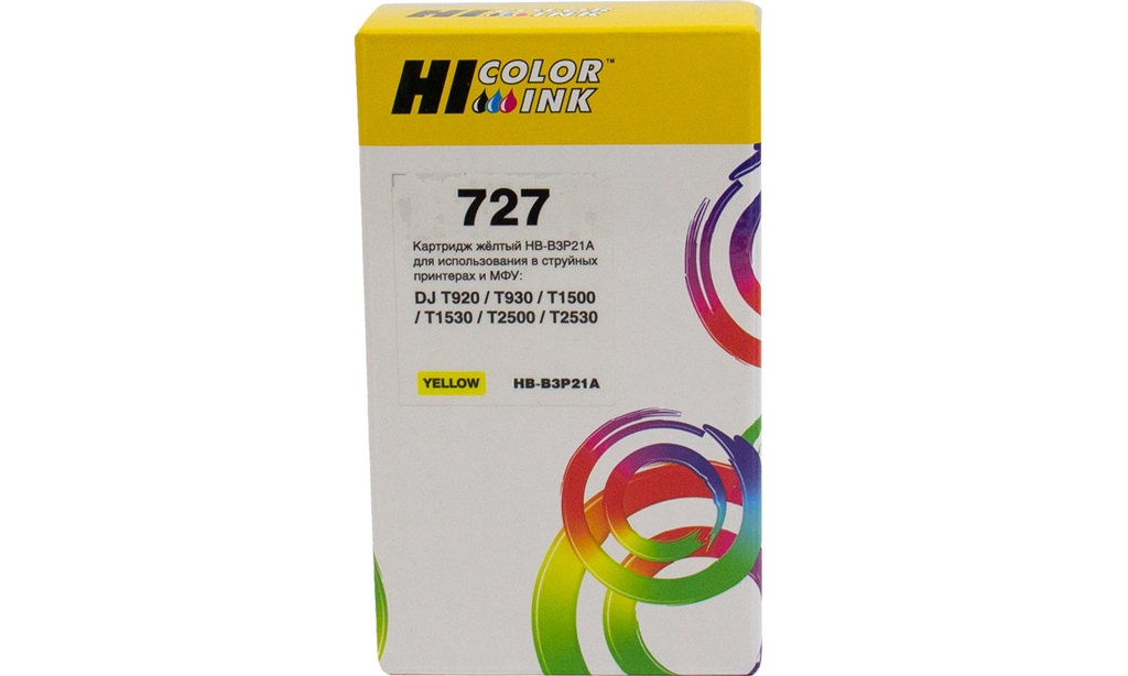  Hi-Black B3P21A  HP 727; Yellow