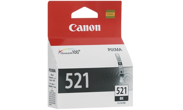   Canon CLI-521; 2933B004; Black; 